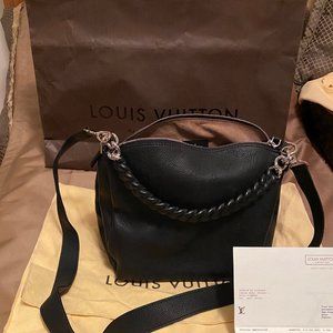Authentic Louis Vuitton Babylone BB Mahina Noir